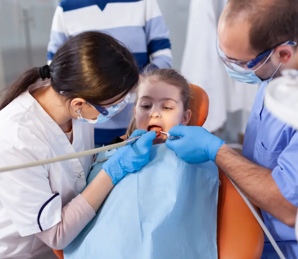 Paciente realizando frenectomia em Brasília DF